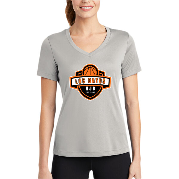 Los Gatos NJB Women's PosiCharge Competitor V Neck Tee Thumbnail