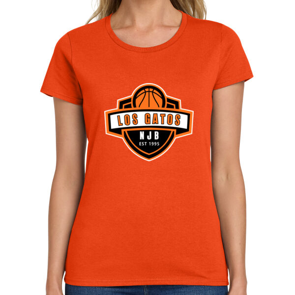 Los Gatos NJB Ladies Heavy Cotton 100% Cotton T Shirt Thumbnail