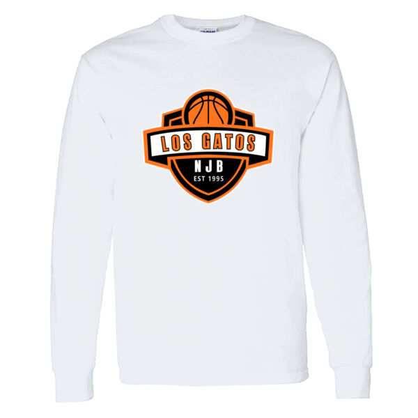 Los Gatos NJB Heavy Cotton 100% Cotton Long Sleeve T Shirt Thumbnail