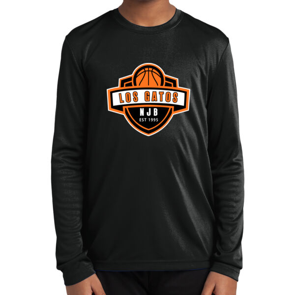 Los Gatos NJB Youth Long Sleeve PosiCharge Competitor Tee Thumbnail