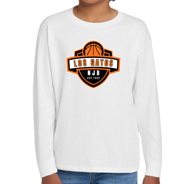 Los Gatos NJB Youth Heavy Cotton 100% Cotton Long Sleeve T Shirt Thumbnail