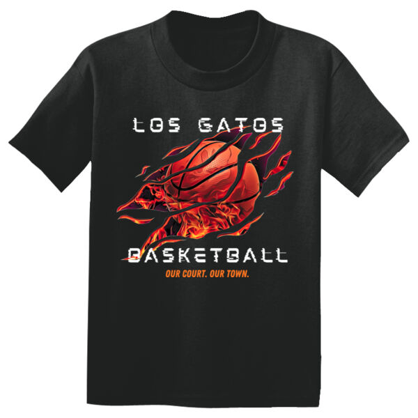 Los Gatos NJB Youth PosiCharge Tee - Fire Glitch Thumbnail