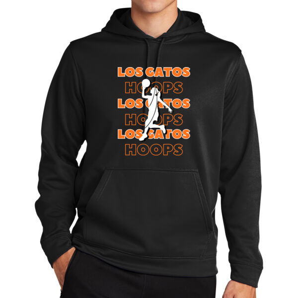 Los Gatos NJB Sport Wick Fleece Hooded Pullover - LG Hoops Girls Thumbnail