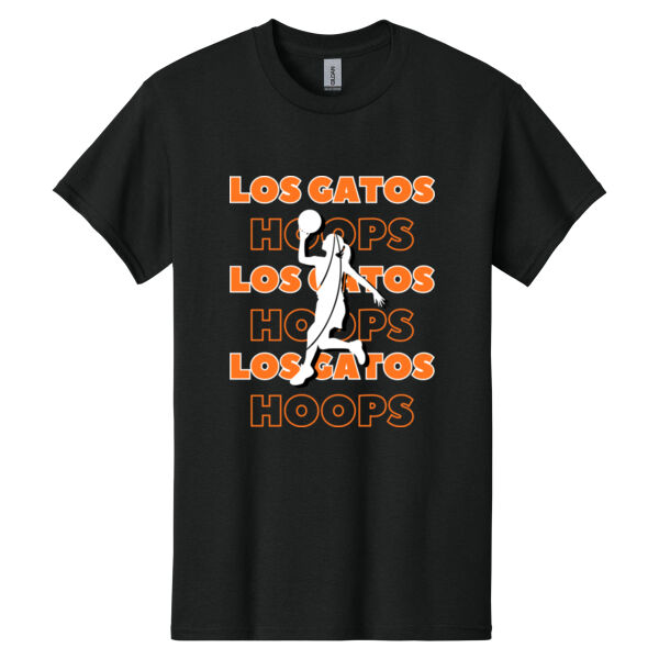 Los Gatos NJB Heavy Cotton 100% Cotton T Shirt - LG Hoops Girls Thumbnail
