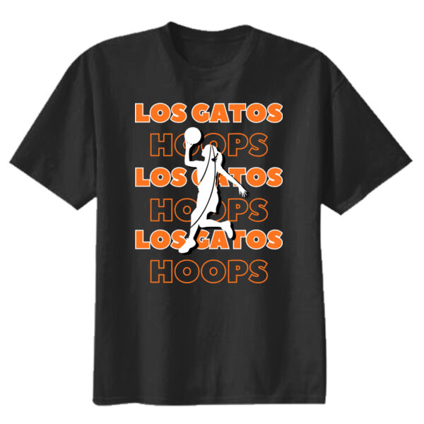 Los Gatos NJB Youth Heavy Cotton 100% Cotton T Shirt - LG Hoops Girls Thumbnail