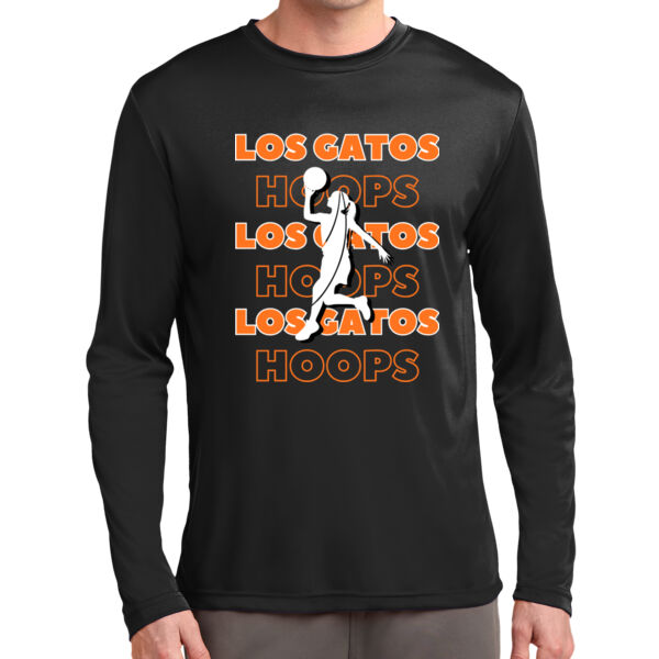 Los Gatos NJB Long Sleeve PosiCharge Competitor Tee - LG Hoops Girls Thumbnail