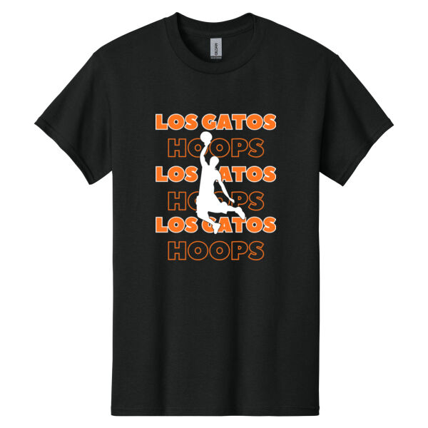 Los Gatos NJB Heavy Cotton 100% Cotton T Shirt - LG Hoops Boys Thumbnail
