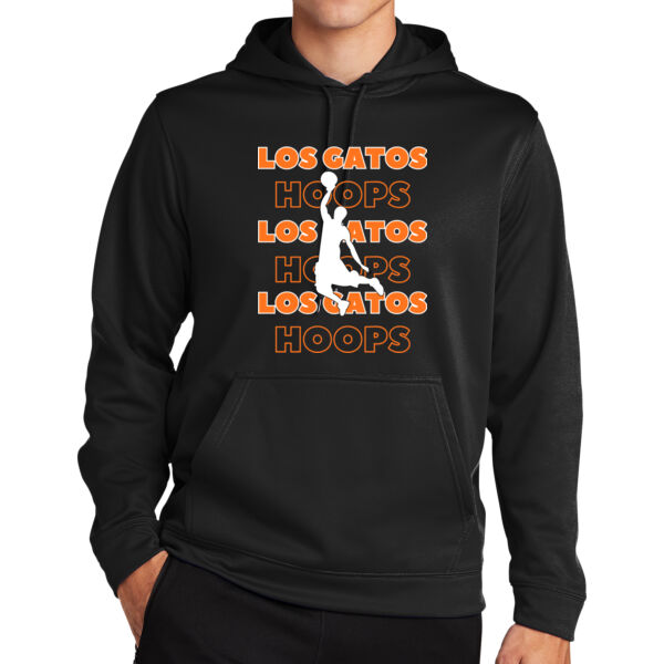 Los Gatos NJB Sport Wick Fleece Hooded Pullover - LG Hoops Boys Thumbnail