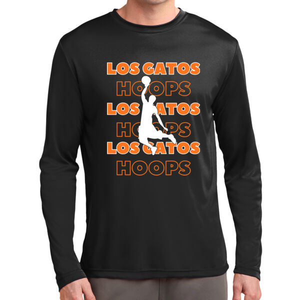 Los Gatos NJB Long Sleeve PosiCharge Competitor Tee - LG Hoops Boys Thumbnail