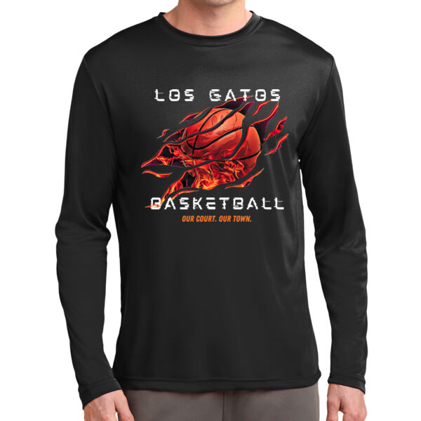 Los Gatos NJB Long Sleeve PosiCharge Competitor Tee - FireGlitch Thumbnail