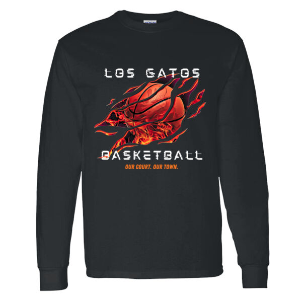Los Gatos NJB Heavy Cotton 100% Cotton Long Sleeve T Shirt - FireGlitch Thumbnail