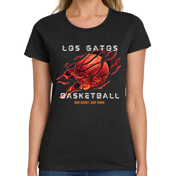 Los Gatos NJB Ladies Heavy Cotton 100% Cotton T Shirt - FireGlitch Thumbnail