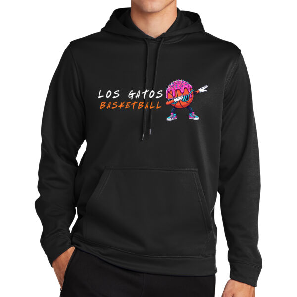Los Gatos NJB Sport Wick Fleece Hooded Pullover - Ice Cream Thumbnail