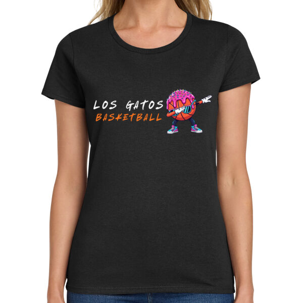 Los Gatos NJB Ladies Heavy Cotton 100% Cotton T Shirt - Ice Cream Thumbnail