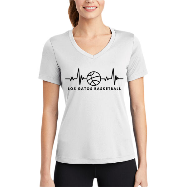 Los Gatos NJB Women's PosiCharge Competitor V Neck Tee Thumbnail