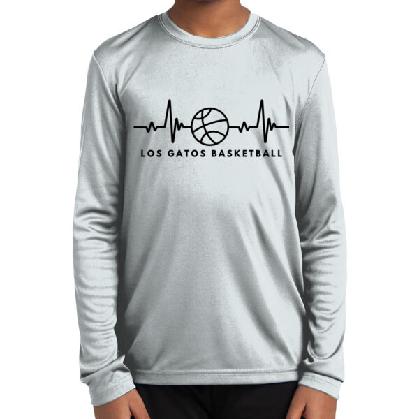 Los Gatos NJB Youth Long Sleeve PosiCharge Competitor Tee Thumbnail