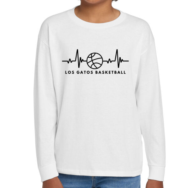 Los Gatos NJB Youth Heavy Cotton 100% Cotton Long Sleeve T Shirt Thumbnail